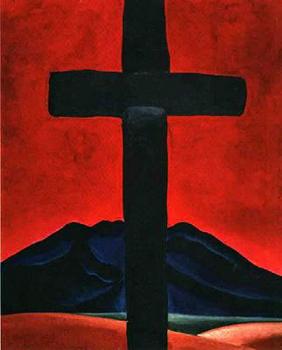 喬治亞 奧基夫 Cross with Red Sky 喬治亞 奧基夫 Cross with Red Sky